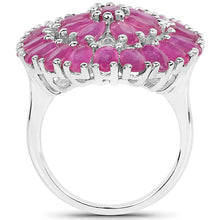 将图片加载到图库查看器，8.10 Carat Genuine Ruby .925 Sterling Silver Ring
