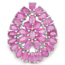 将图片加载到图库查看器，8.10 Carat Genuine Ruby .925 Sterling Silver Ring
