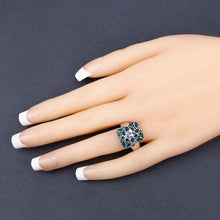 Load image into Gallery viewer, 0.44 Carat Genuine Tanzanite .925 Sterling Silver Ring

