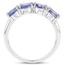 Load image into Gallery viewer, 3.00 Carat Genuine Tanzanite .925 Sterling Silver Ring

