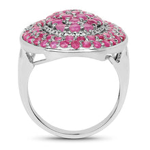 将图片加载到图库查看器，3.11 Carat Genuine Ruby .925 Sterling Silver Ring
