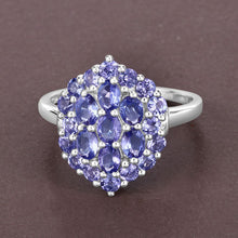 Load image into Gallery viewer, 2.31 Carat Genuine Tanzanite .925 Sterling Silver Ring
