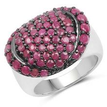 Load image into Gallery viewer, 3.35 Carat Genuine Ruby .925 Sterling Silver Ring
