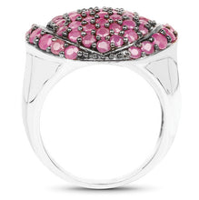 Load image into Gallery viewer, 3.35 Carat Genuine Ruby .925 Sterling Silver Ring
