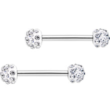 Load image into Gallery viewer, 14G 9/16 All About Fun Barbell Nipple Ring Pack Set of 6
