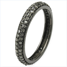 Load image into Gallery viewer, 0.67 Carat Genuine TLB Diamond .925 Sterling Silver Ring
