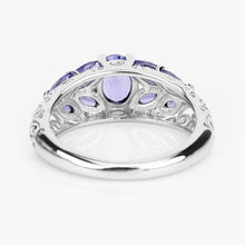 Load image into Gallery viewer, 1.63 Carat Genuine Tanzanite .925 Sterling Silver Ring
