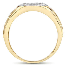 Load image into Gallery viewer, 0.24 Carat Genuine White Diamond .925 Sterling Silver Ring

