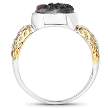 将图片加载到图库查看器，4.74 Carat Genuine Multi Stones .925 Sterling Silver Ring
