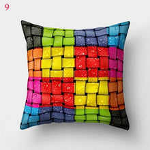 Load image into Gallery viewer, Rainbow Pillowcase Colorful Pillow Covers Cushion Cover Rainbow Throw Pillow Case Cushion Covers Abstract Swirl Rainbow Blue Green Red Bright Colors Wave Blend Throw Pillow Covers
