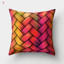 Load image into Gallery viewer, Rainbow Pillowcase Colorful Pillow Covers Cushion Cover Rainbow Throw Pillow Case Cushion Covers Abstract Swirl Rainbow Blue Green Red Bright Colors Wave Blend Throw Pillow Covers
