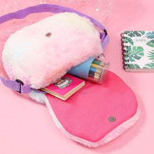 将图片加载到图库查看器，Rainbow Unicorn Plush Shoulder Bag

