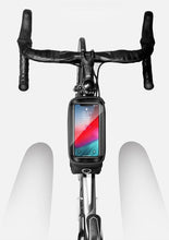 Load image into Gallery viewer, Rainproof Bicycle Bag Frame Front Top Tube Cycling Bag Reflective 6.5in Phone Case Touchscreen Bag Bike Accessories Bike Phone Bag Bicycle Bag Front Frame Pouch Top Tube Pouch Waterproof Bike Holder Accessories Bag Mount Handlebar Cell Phone
