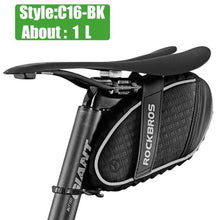 Load image into Gallery viewer, Rainproof Bicycle Bag Shock Proof Bike Bag For Reflective Large Capacity Seat Bike Bag Accessories Bag Seat Bag Bike Bag Under Seat Bicycle Bag Cycling Accessories Storage Pouch Bike For Mountain Road Bike
