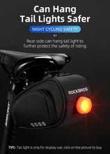 Load image into Gallery viewer, Rainproof Bicycle Bag Shock Proof Bike Bag For Reflective Large Capacity Seat Bike Bag Accessories Bag Seat Bag Bike Bag Under Seat Bicycle Bag Cycling Accessories Storage Pouch Bike For Mountain Road Bike
