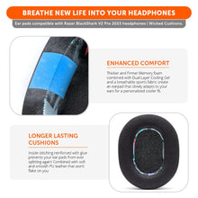 Load image into Gallery viewer, Razer Blackshark V2 Pro 2023 Earpads - WC FreeZe Cooling Gel
