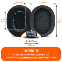 Load image into Gallery viewer, Razer Blackshark V2 Pro Earpads - WC FreeZe Cooling Gel (PRE 2023 model)
