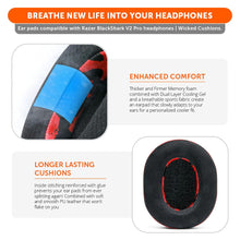 Load image into Gallery viewer, Razer Blackshark V2 Pro Earpads - WC FreeZe Cooling Gel (PRE 2023 model)
