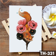 Load image into Gallery viewer, Realistic 3D Wolf Moon Temporary Tattoo Sticker Waterproof Stylish Body New Luxury Animal Tattoo For Men Women
