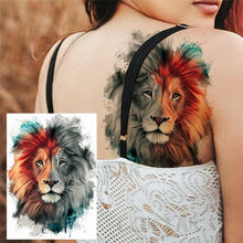 Load image into Gallery viewer, Realistic Black Temporary Small Big Tattoos Space Planets Animals Tatoos Waterproof  Face Hands Tattoos For Girls Mens
