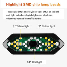 Load image into Gallery viewer, Rear Lamp Smart Bike Wireless Remote Turn Signal Lights Bicycle LED Taillight Personal Bicycle LED Rechargeable USB Bicycle Tail Light Wireless Remote Control Back Bike Light For Night Riding Safety Warning Cycling Lights

