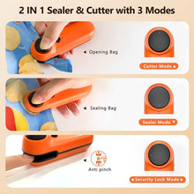 将图片加载到图库查看器，Rechargeable 2-in-1 Bag Mini Heat Sealer
