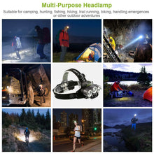 Load image into Gallery viewer, Rechargeable 6 Modes Headlamp 20000 Lumen
