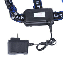 Load image into Gallery viewer, Rechargeable Adjustable 10000LM Led Headlamp Micro USB Charger Flashlight Head Lamp Portable Light Torch Flashlight For Night Work Camping Hiking  Walking
