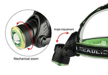 Load image into Gallery viewer, Rechargeable Adjustable 10000LM Led Headlamp Micro USB Charger Flashlight Head Lamp Portable Light Torch Flashlight For Night Work Camping Hiking  Walking
