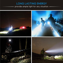 Load image into Gallery viewer, Rechargeable Adjustable  Flashlight High Lumen Powerful Waterproof Portable Cree USB LED Super Bright Flashlight Pocket Size Torch Light For Camping Hiking Riding
