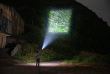 Load image into Gallery viewer, Rechargeable Adjustable Led Flashlights With High Lumen With Battery Display Super Bright Waterproof Flashlight  5 Lighting Modes For Adventure Hiking Camping Hunting New Design
