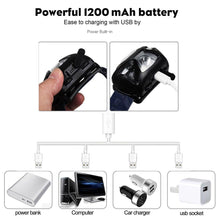 Load image into Gallery viewer, Rechargeable Adjustable LED USB Headlamp 10000Lm Powerfull Adjustable Waterproof Headlight Body Motion Sensor Head Flashlight For Outdoor Hiking Camping Torch Light Lamp
