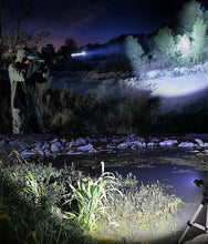 Load image into Gallery viewer, Rechargeable Adjustable Zoomable Waterproof LED Flashlight Super bright LED Tactical Torch Flashlight For Night Riding Camping Hiking Hunting &amp; Indoor Activities
