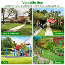 Load image into Gallery viewer, Rechargeable Electric Cordless Grass Trimmer with Alloy Saw Blade
