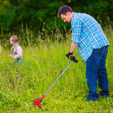 Load image into Gallery viewer, Rechargeable Electric Cordless Grass Trimmer with Alloy Saw Blade
