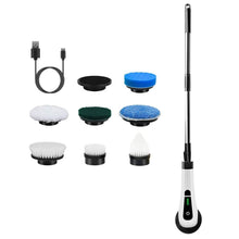 Load image into Gallery viewer, Rechargeable Electric Spin Scrubber 8 Brush Replaceable Heads 2 Speed
