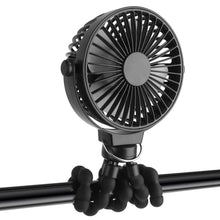 Load image into Gallery viewer, Rechargeable Handheld Fan with Flexible Tripod
