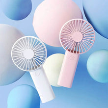 Load image into Gallery viewer, Rechargeable Handheld Mini Fan
