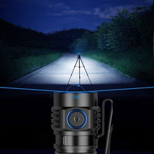 将图片加载到图库查看器，Rechargeable High Lumen Super Bright Powerful LED CREE XP-L HI  Flashlight Magnetic Water &amp; Impact Resistant Handheld Flashlights  For Outdoor Camping Hiking Riding
