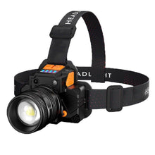 Load image into Gallery viewer, Rechargeable High Lumens Work Headlight Ultra Bright Headlamp LED Headlight Sensor Powerful  Head Lamp Waterproof Flashlight For Adults Running Hiking Camping Fishing
