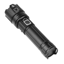 Load image into Gallery viewer, Rechargeable LED Flashlight High Lumen USB Ultra Bright Adjustable Powerful Zoomable Flashlight Water Resistant For  Daily Household and Outdoor Camping Hiking Riding Running
