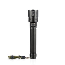 Load image into Gallery viewer, Rechargeable LED Flashlight High Lumen USB Ultra Bright Adjustable Powerful Zoomable Flashlight Water Resistant For  Daily Household and Outdoor Camping Hiking Riding Running
