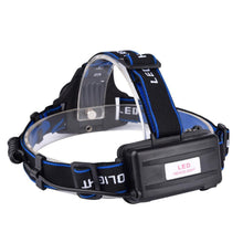 Load image into Gallery viewer, Rechargeable LED  Headlamps Ultra-bright High lumens Zoomable Waterproof LED Headlight Head Torch Flashlight Head Lamp For Fishing  Hands-Free Headlight
