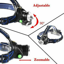 Load image into Gallery viewer, Rechargeable LED  Headlamps Ultra-bright High lumens Zoomable Waterproof LED Headlight Head Torch Flashlight Head Lamp For Fishing  Hands-Free Headlight
