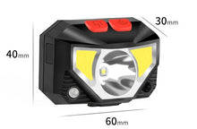 Load image into Gallery viewer, Rechargeable LED Powerfull Headlamp Flashlight USB Waterproof Headlamp Motion Body Sensor Headlight For Adults &amp; Kids Camping Flashlight Outdoors Camping Running Biking Fishing
