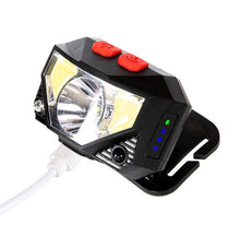 Load image into Gallery viewer, Rechargeable LED Powerfull Headlamp Flashlight USB Waterproof Headlamp Motion Body Sensor Headlight For Adults &amp; Kids Camping Flashlight Outdoors Camping Running Biking Fishing
