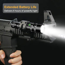 Load image into Gallery viewer, Rechargeable  LED Tactical Flashlights Waterproof Powerful High Lumen Super  Bright Power LED Aluminum Flashlight For Hiking Outdoor Camping Fishing Jogging Running HouseholdPowerful Light
