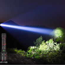 Load image into Gallery viewer, Rechargeable  LED Tactical Flashlights Waterproof Powerful High Lumen Super  Bright Power LED Aluminum Flashlight For Hiking Outdoor Camping Fishing Jogging Running HouseholdPowerful Light
