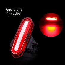 Load image into Gallery viewer, Rechargeable LED USB Mountain Bike Tail Light Taillight Safety Warning Bicycle Rear Light Bicycle Lamp Red High Intensity Rear LED Accessories Fits On Any Road Bikes Helmets
