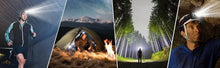 Load image into Gallery viewer, Rechargeable Powerful USB LED High Lumen Headlamp Ultra-Light Bright Headlight Waterproof Sensor Head Light  For Outdoors Camping Running Hiking Biking Fishing
